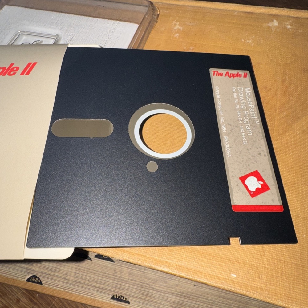 New In Package MousePaint Drawing Program / Apple II Home Computer Software - Picture 4 of 5